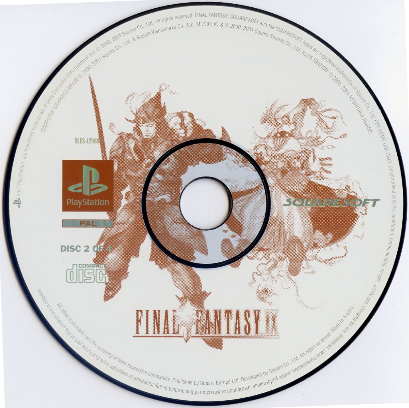 FINAL FANTASY IX (PAL) DISC