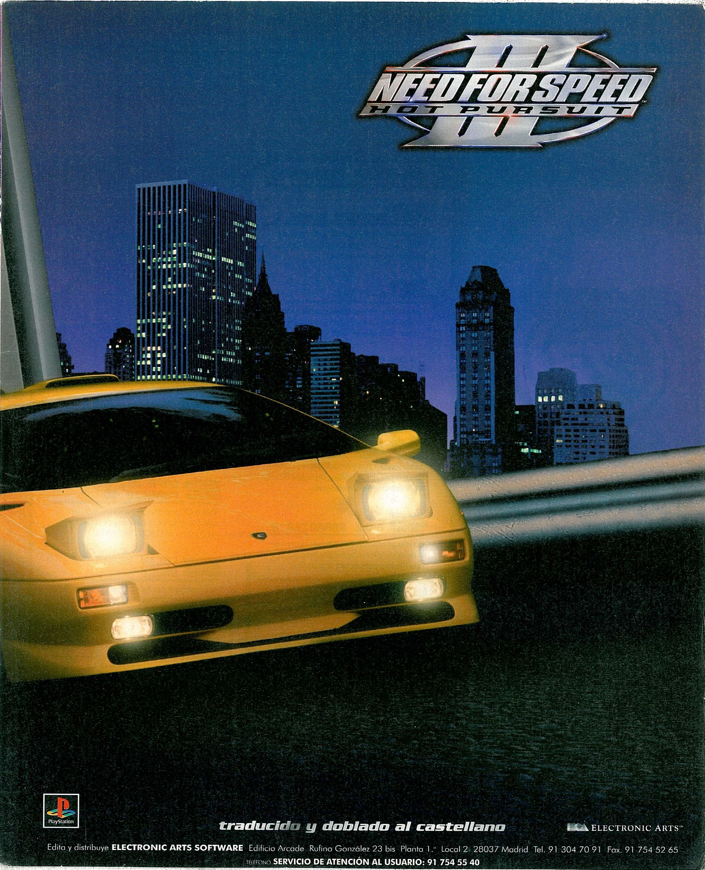 Need for Speed III PSX cover