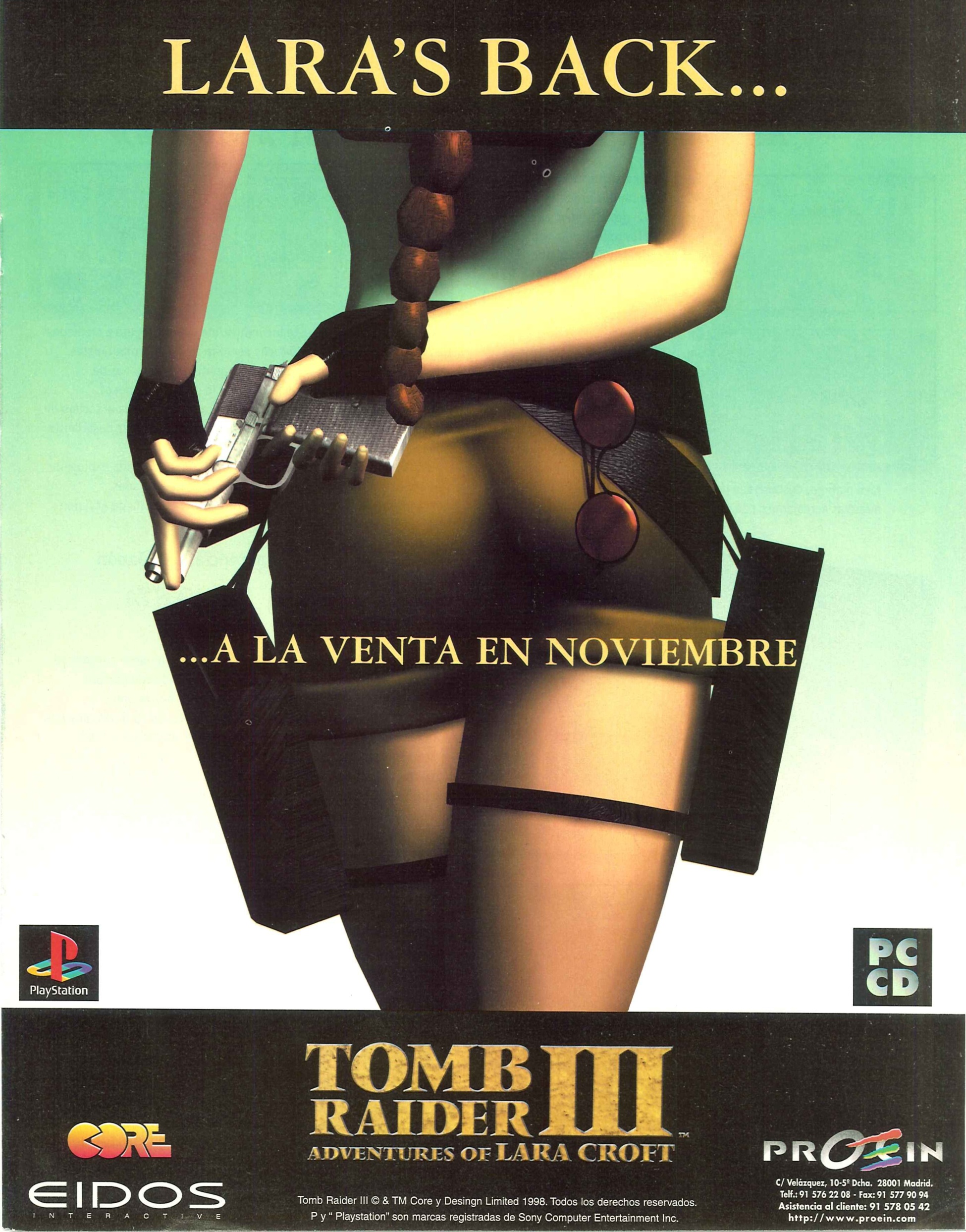 Tomb Raider III - Adventures of Lara Croft PSX cover