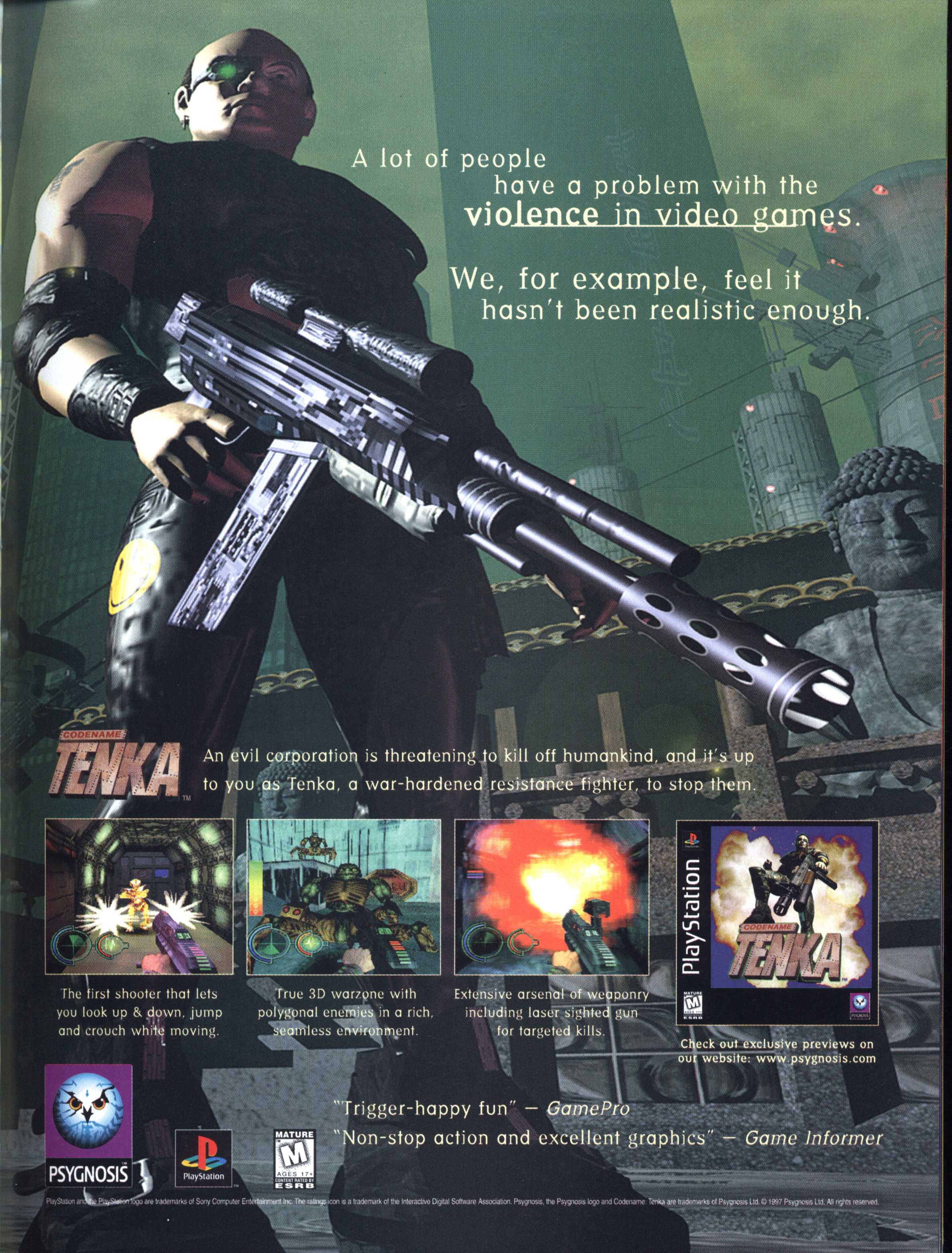 Codename Tenka PSX cover