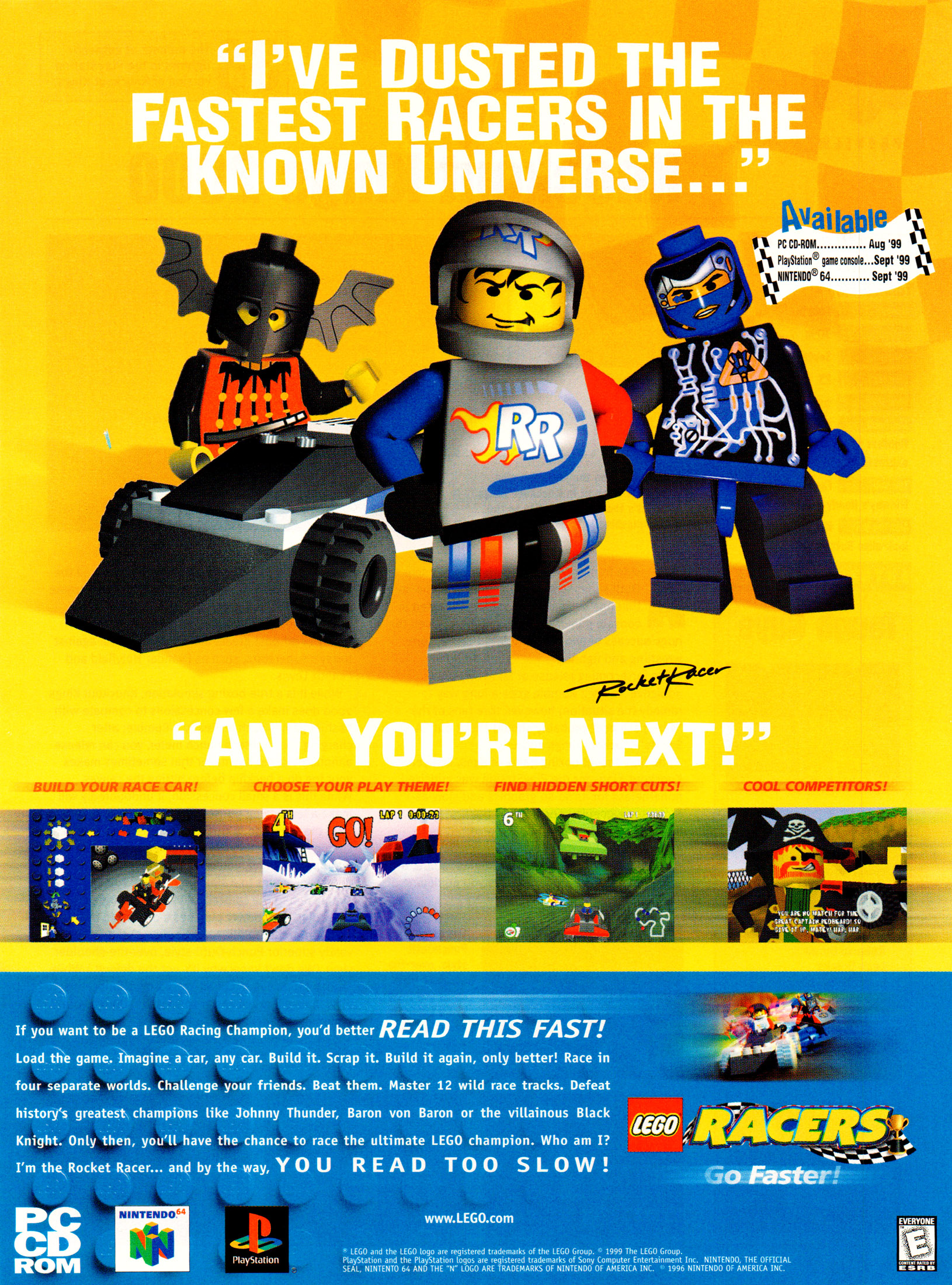 Lego Racers PSX cover
