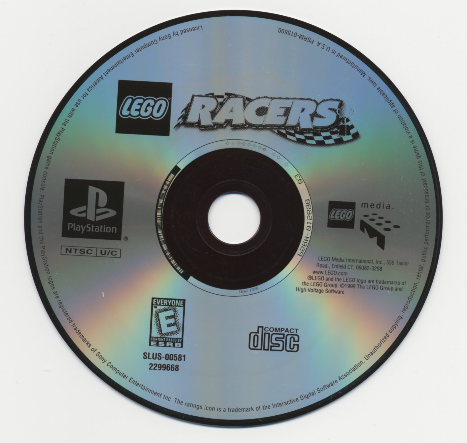 Lego Racers PSX cover