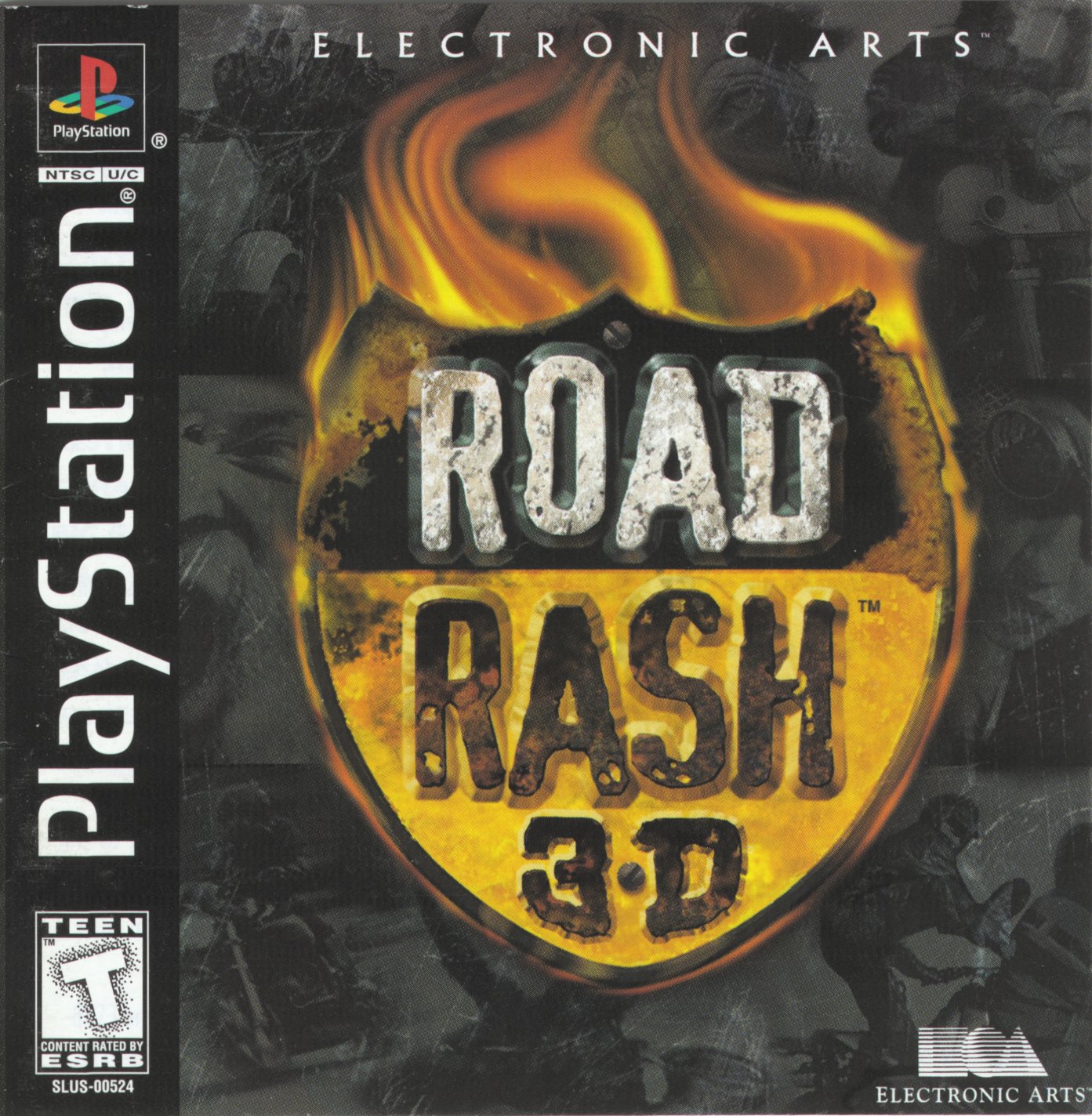 Road Rash 3D PSX cover