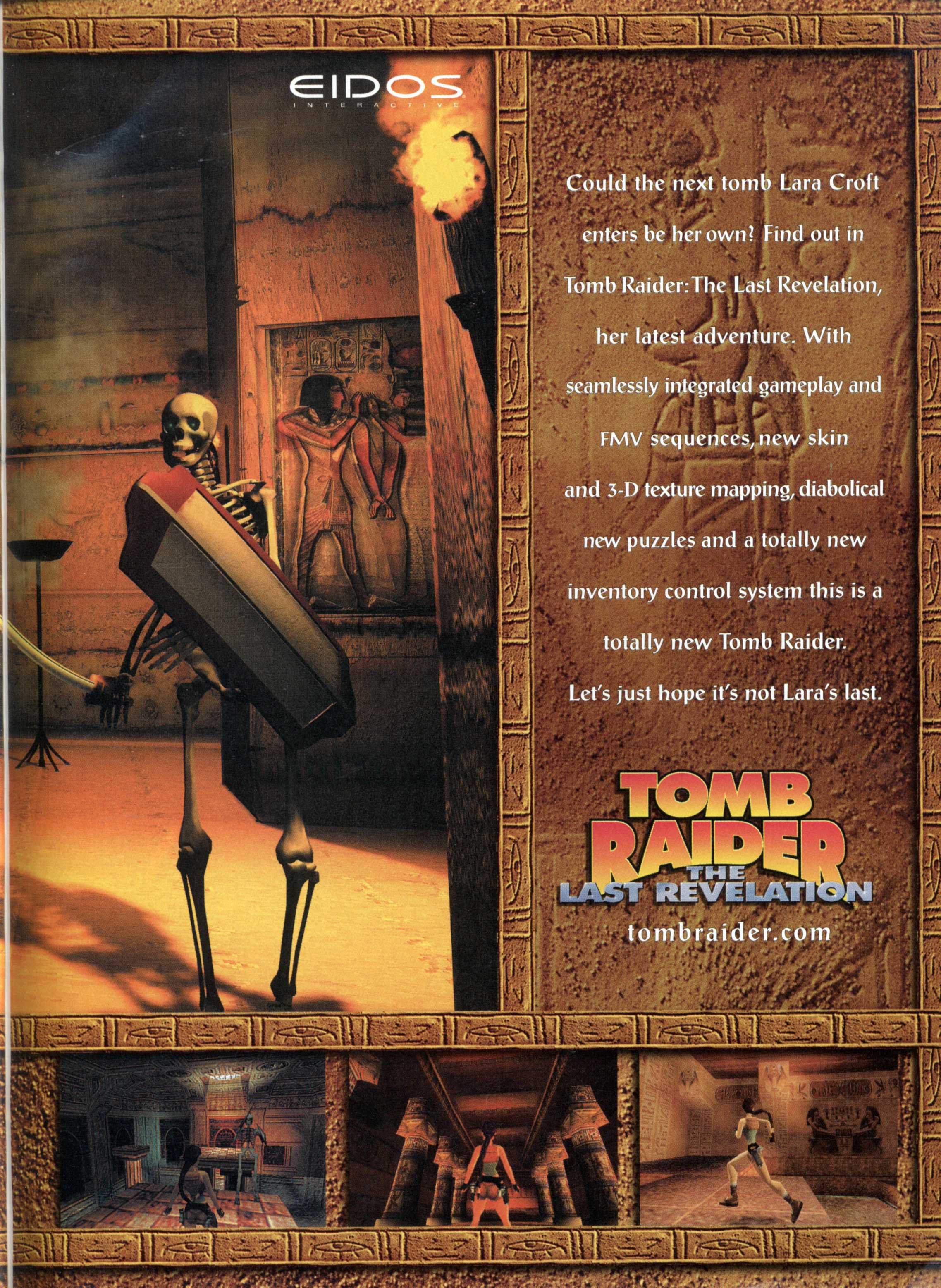 Tomb Raider - The Last Revelation PSX cover