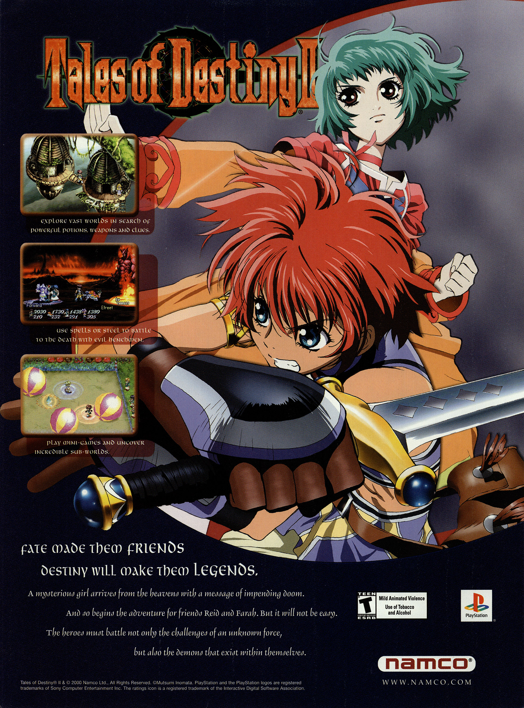 TALES OF DESTINY II (NTSCU) USA ADVERT