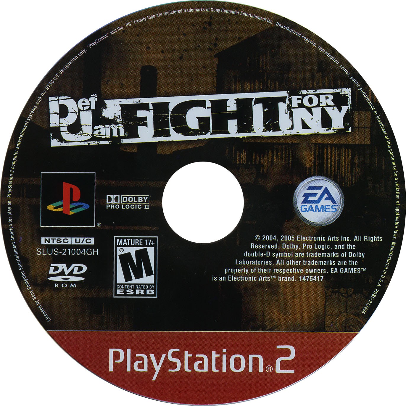 Def Jam: Fight for NY ROM, PS2 Game