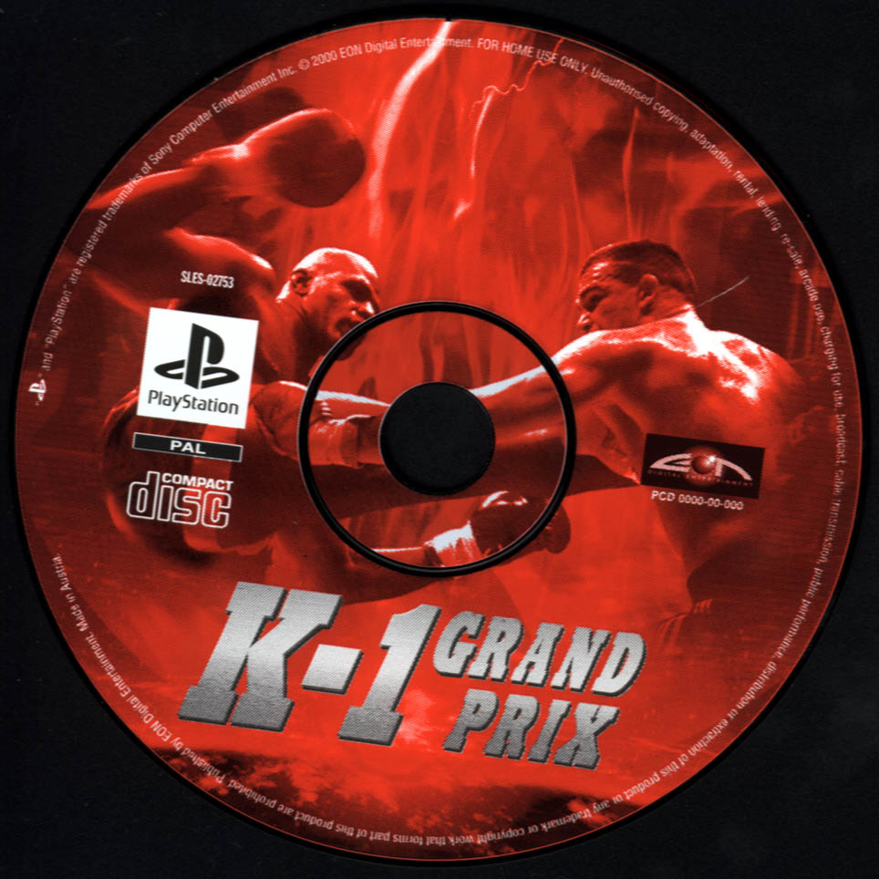 K-1 Grand Prix PSX cover
