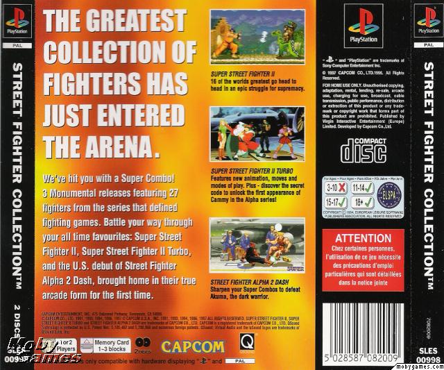 Street Fighter Collection PSX cover