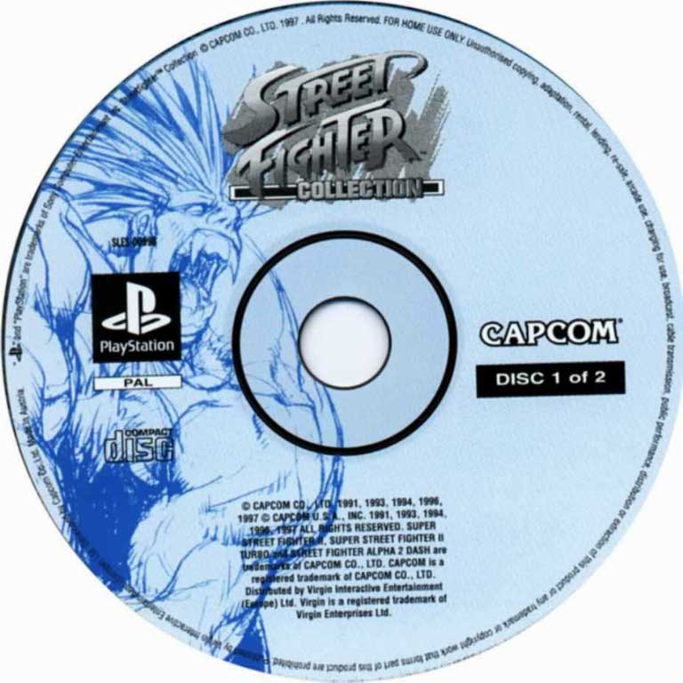 Street Fighter Collection PSX cover