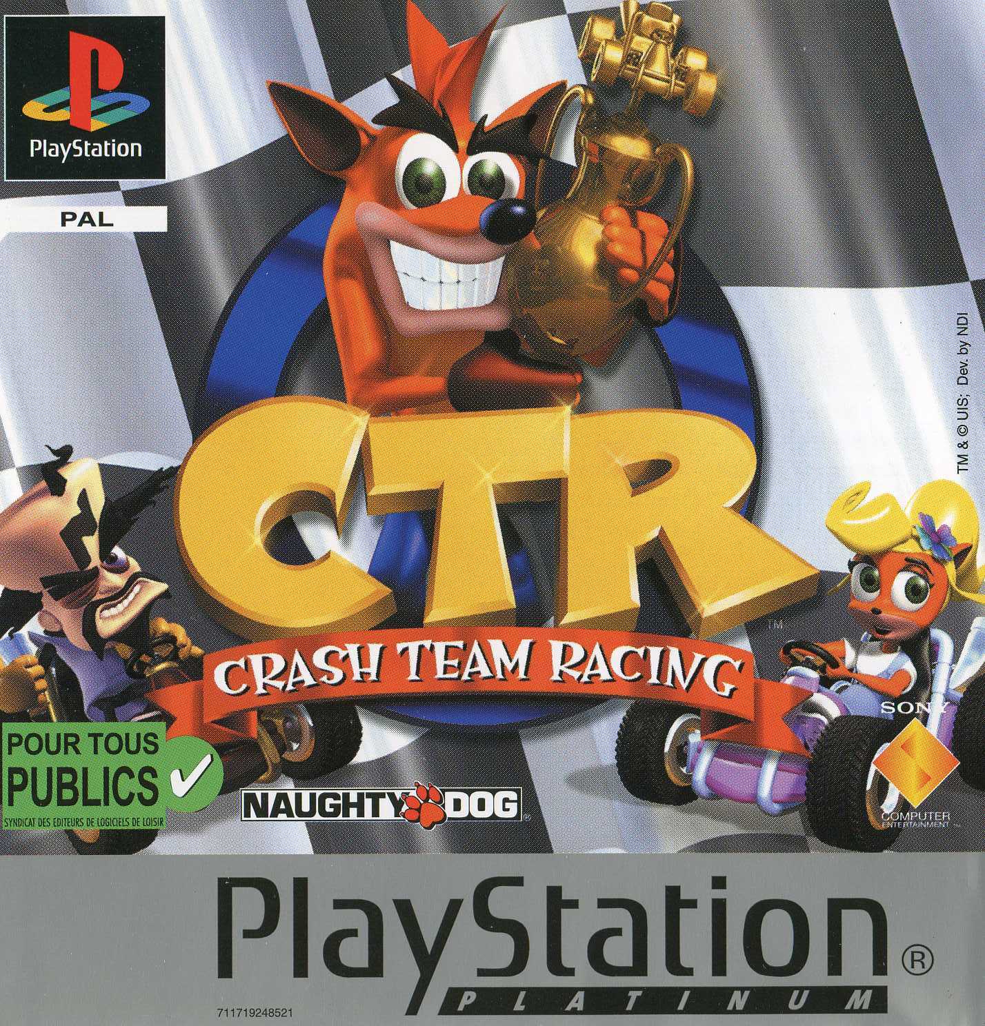 Crash Team Racing PSX cover