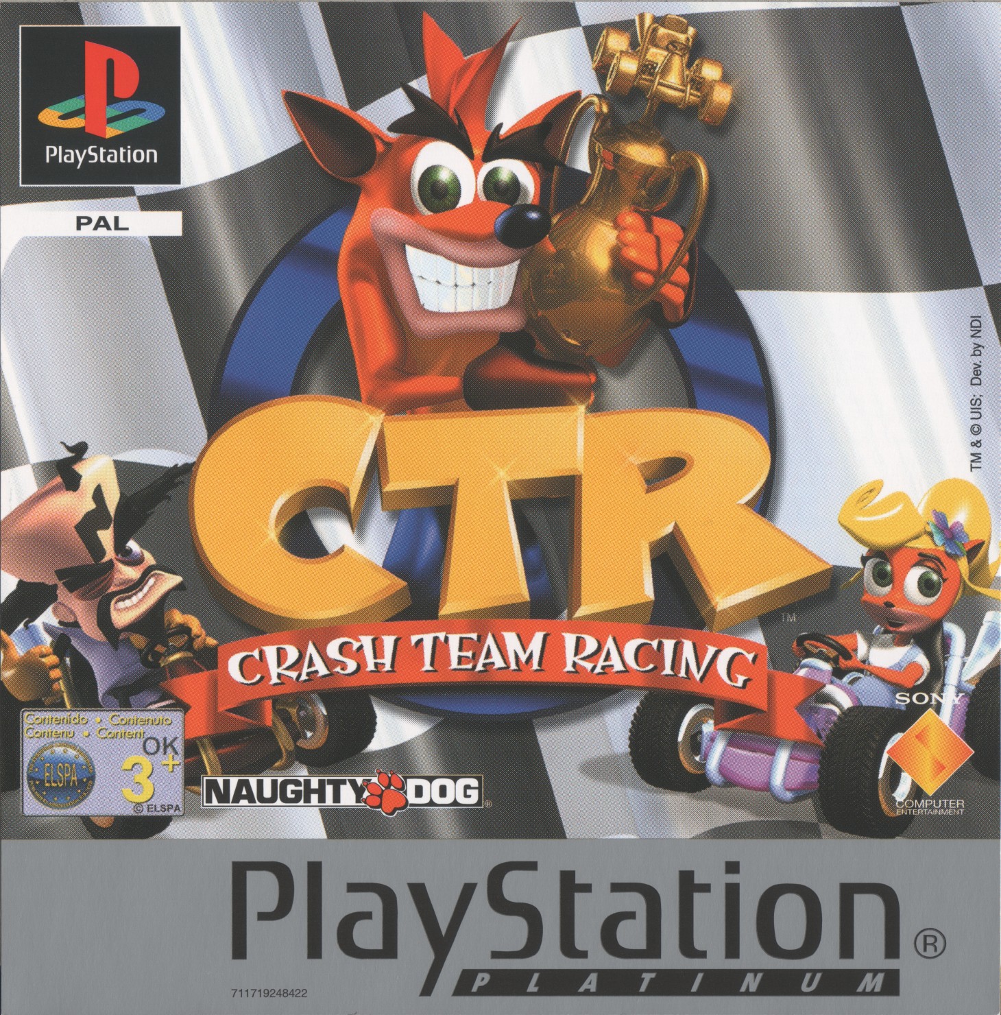 Crash Team Racing PSX cover