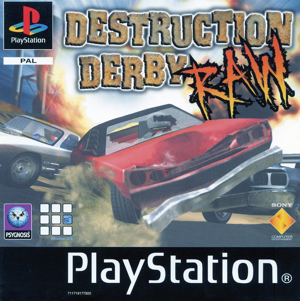 Destruction Derby Raw PSX cover