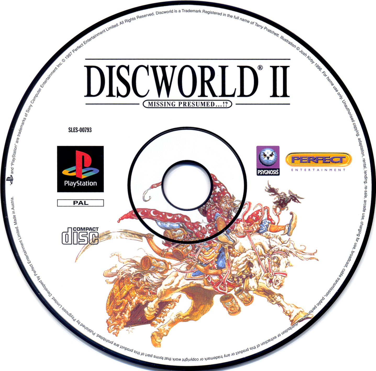 DISCWORLD II - MISSING PRESUMED...!? - (PAL) - DISC