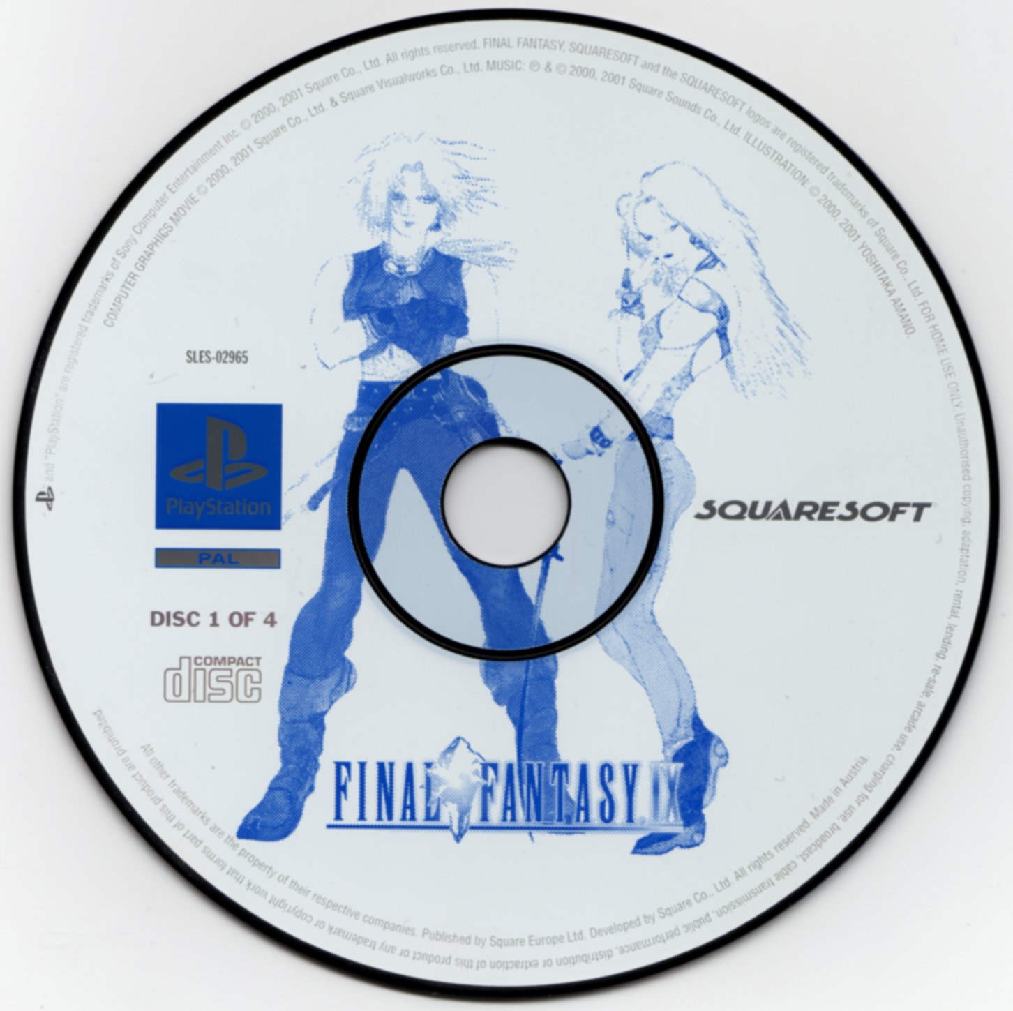 Final Fantasy IX PSX cover