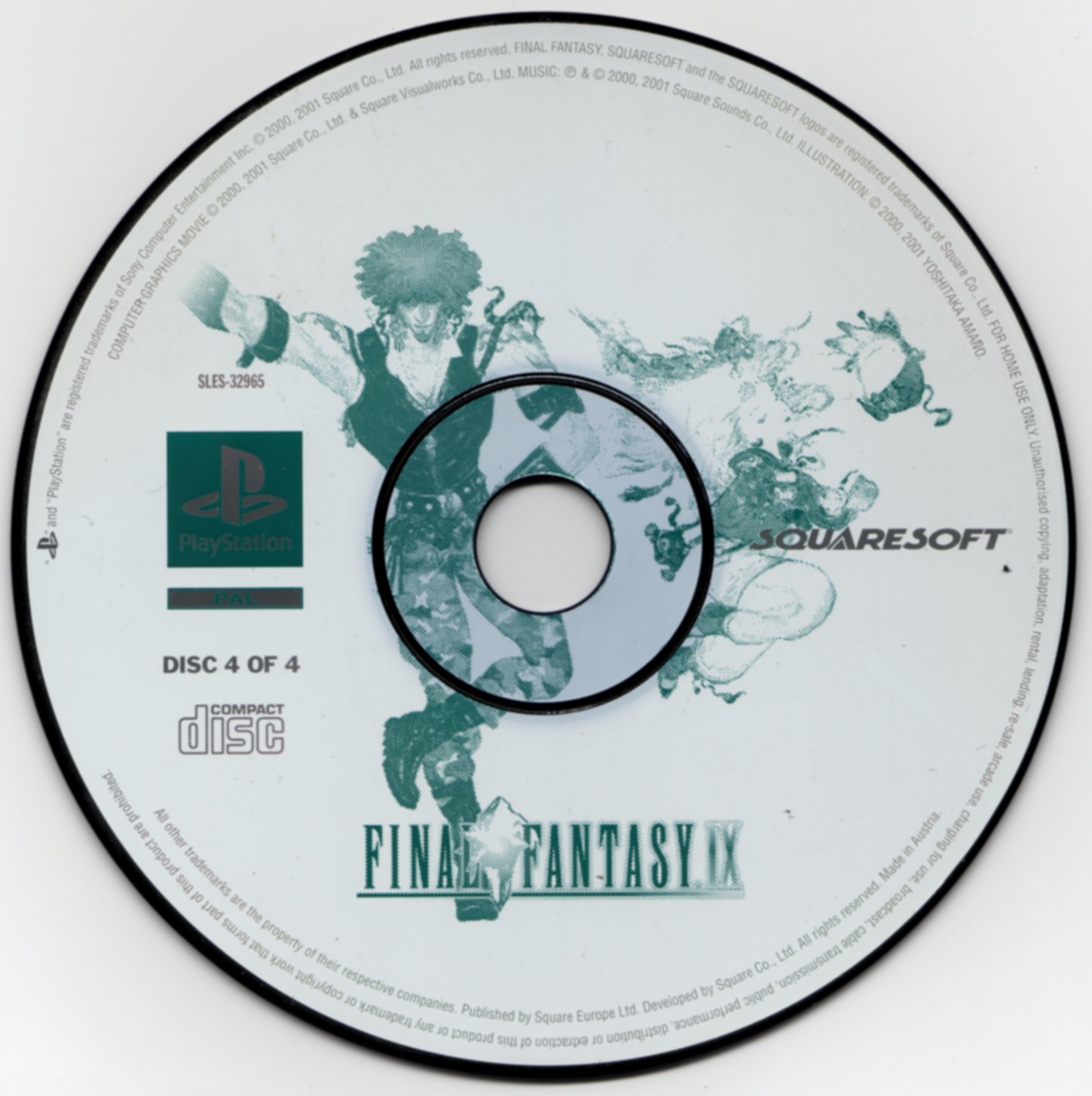 Final Fantasy IX PSX cover