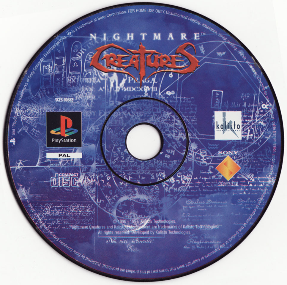 Nightmare Creatures PSX cover