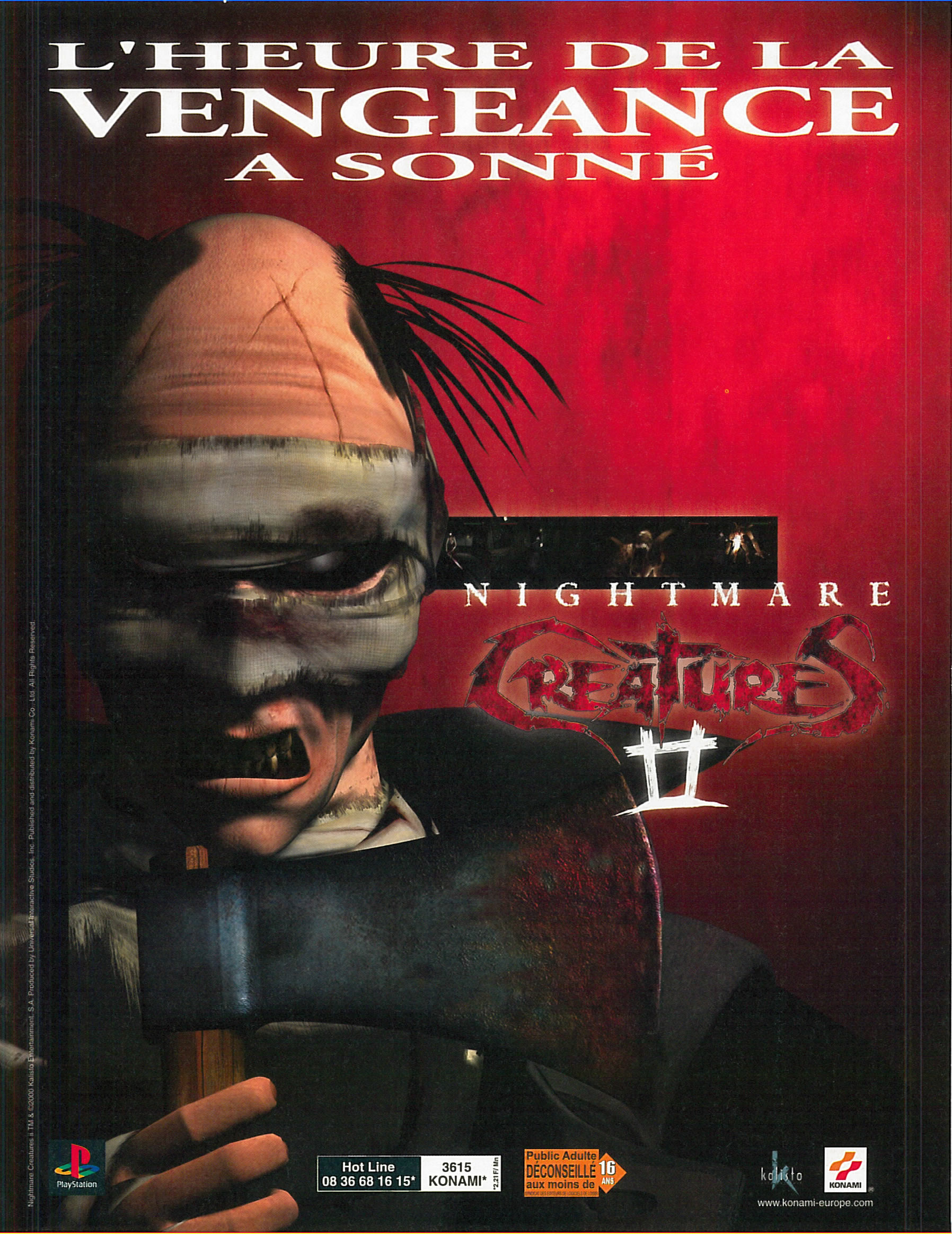 Nightmare Creatures II PSX cover