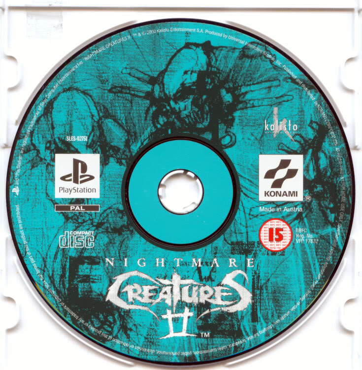 Nightmare Creatures II PSX cover