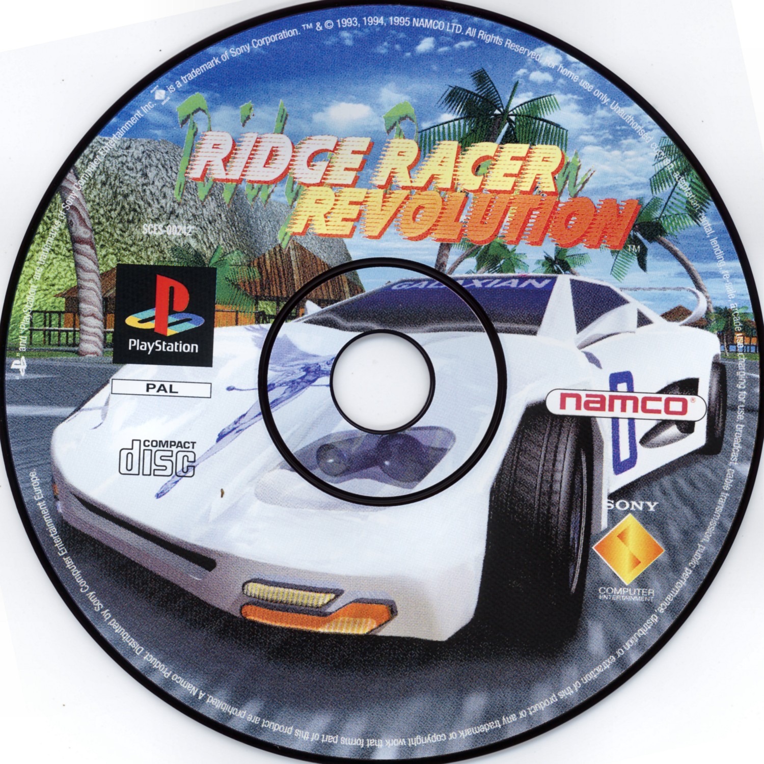 Ridge Racer Revolution PSX cover