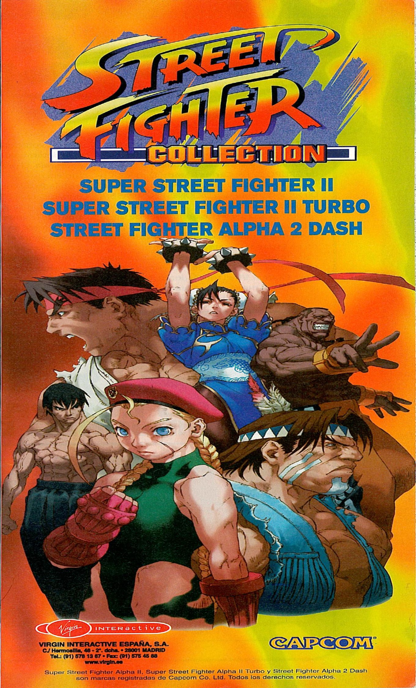 Street Fighter Collection PSX cover