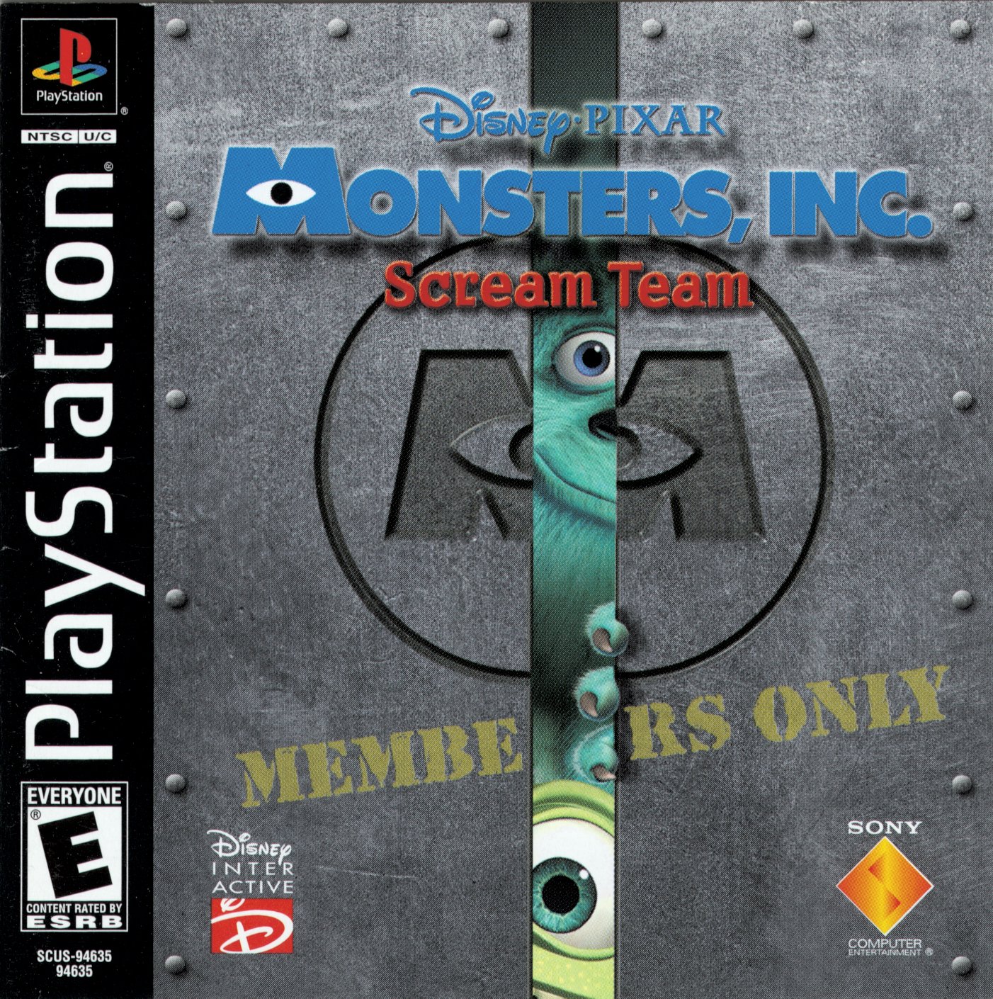 Disney / Pixar - Monsters Inc. - Scare Island PSX cover