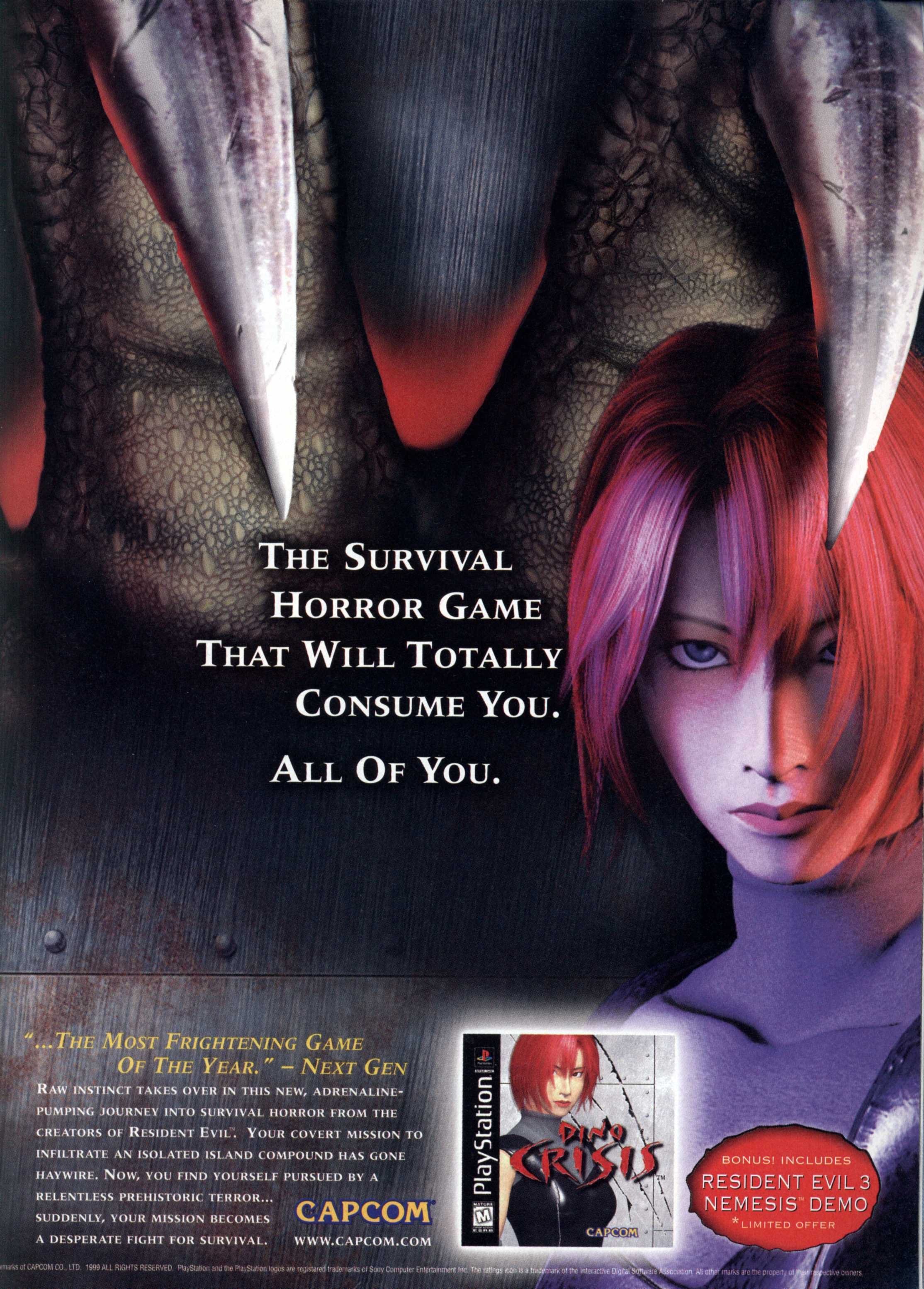 Dino Crisis PSX cover