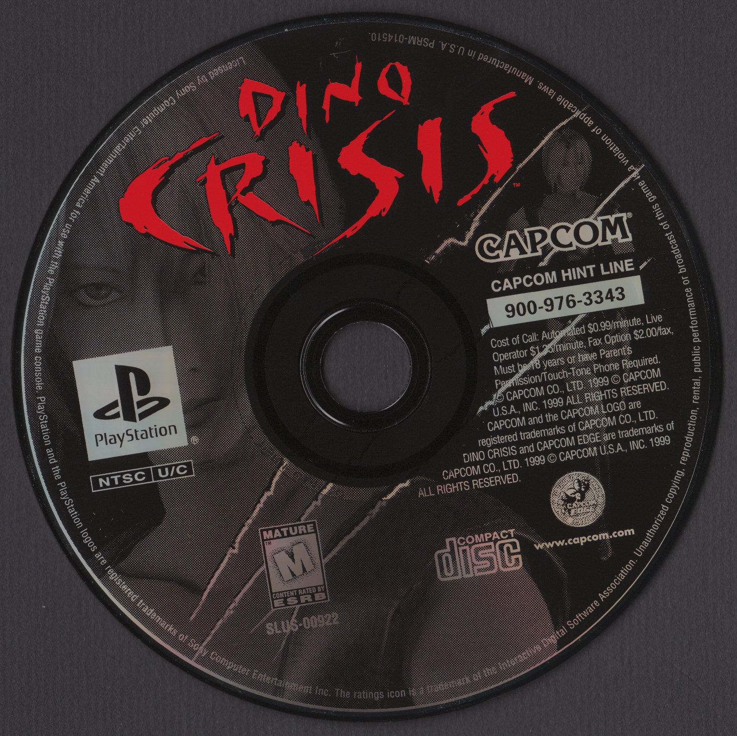 Dino Crisis PSX cover