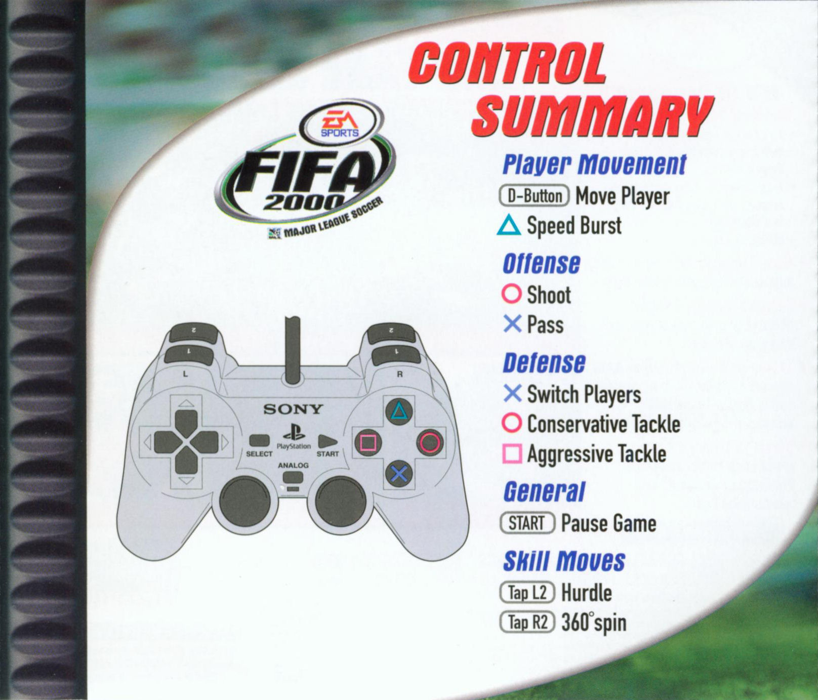 FIFA 2000 - Major League Soccer PSX cover