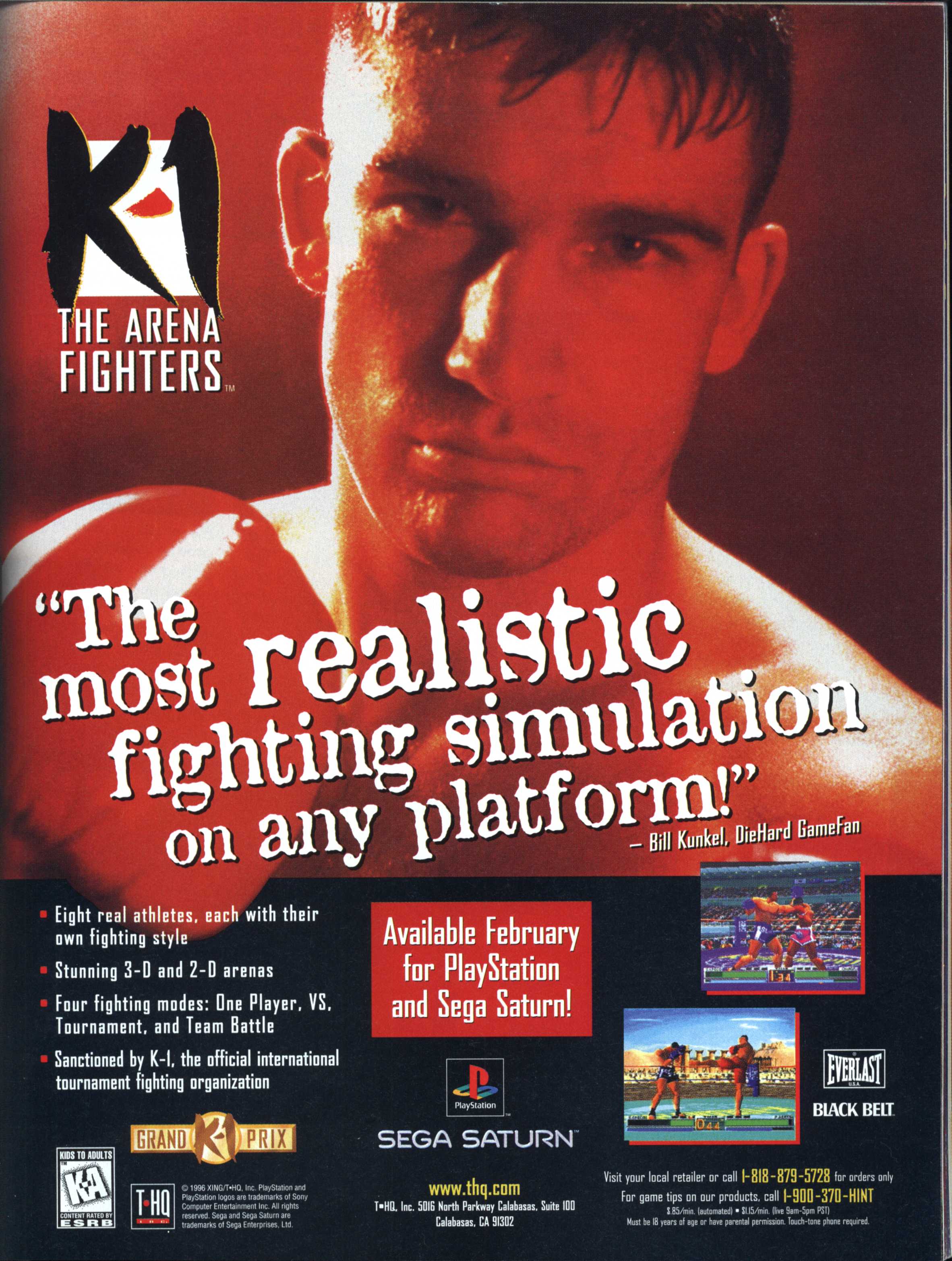 K-1 The Arena Fighters PSX cover