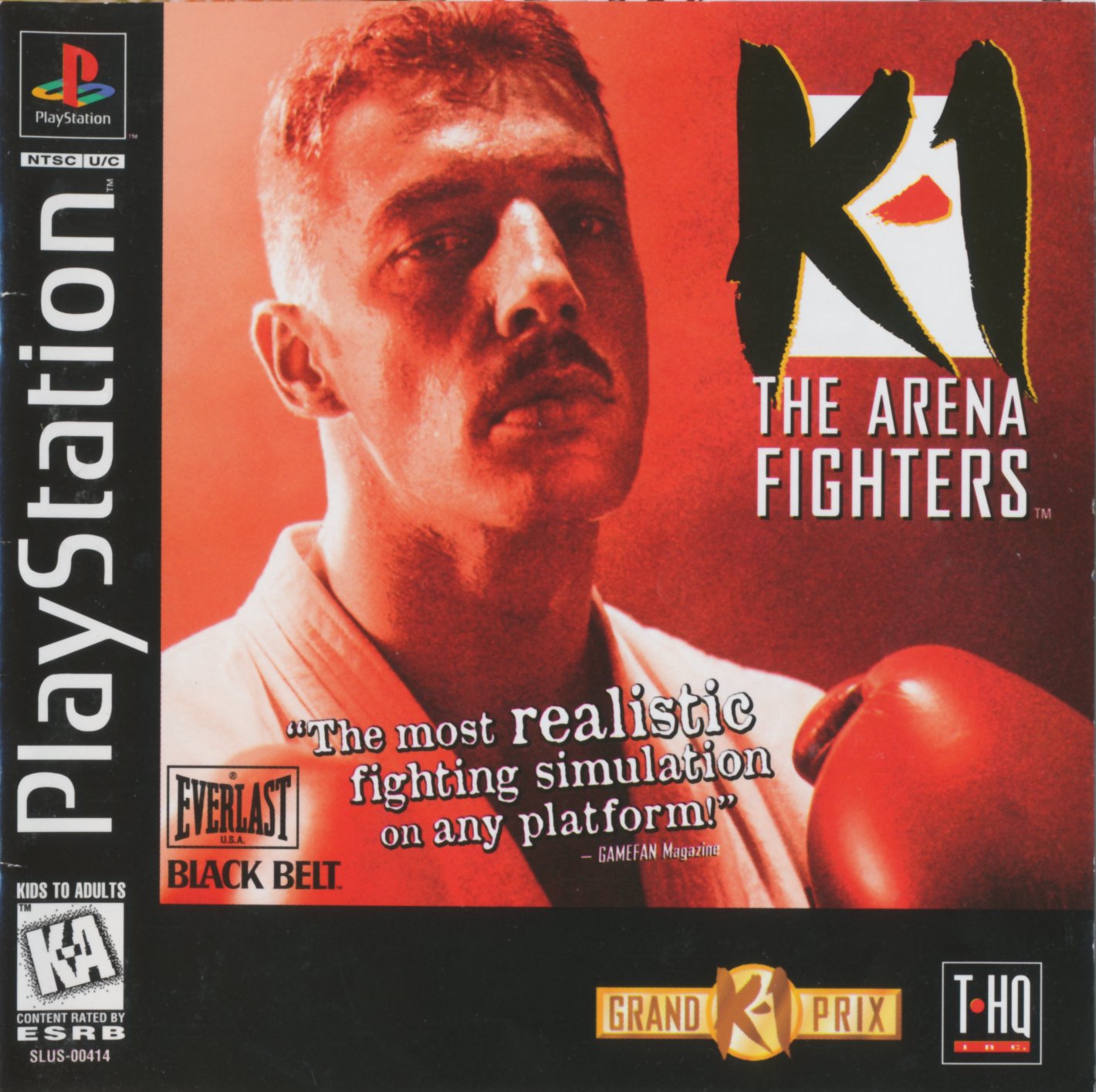K-1 The Arena Fighters PSX cover