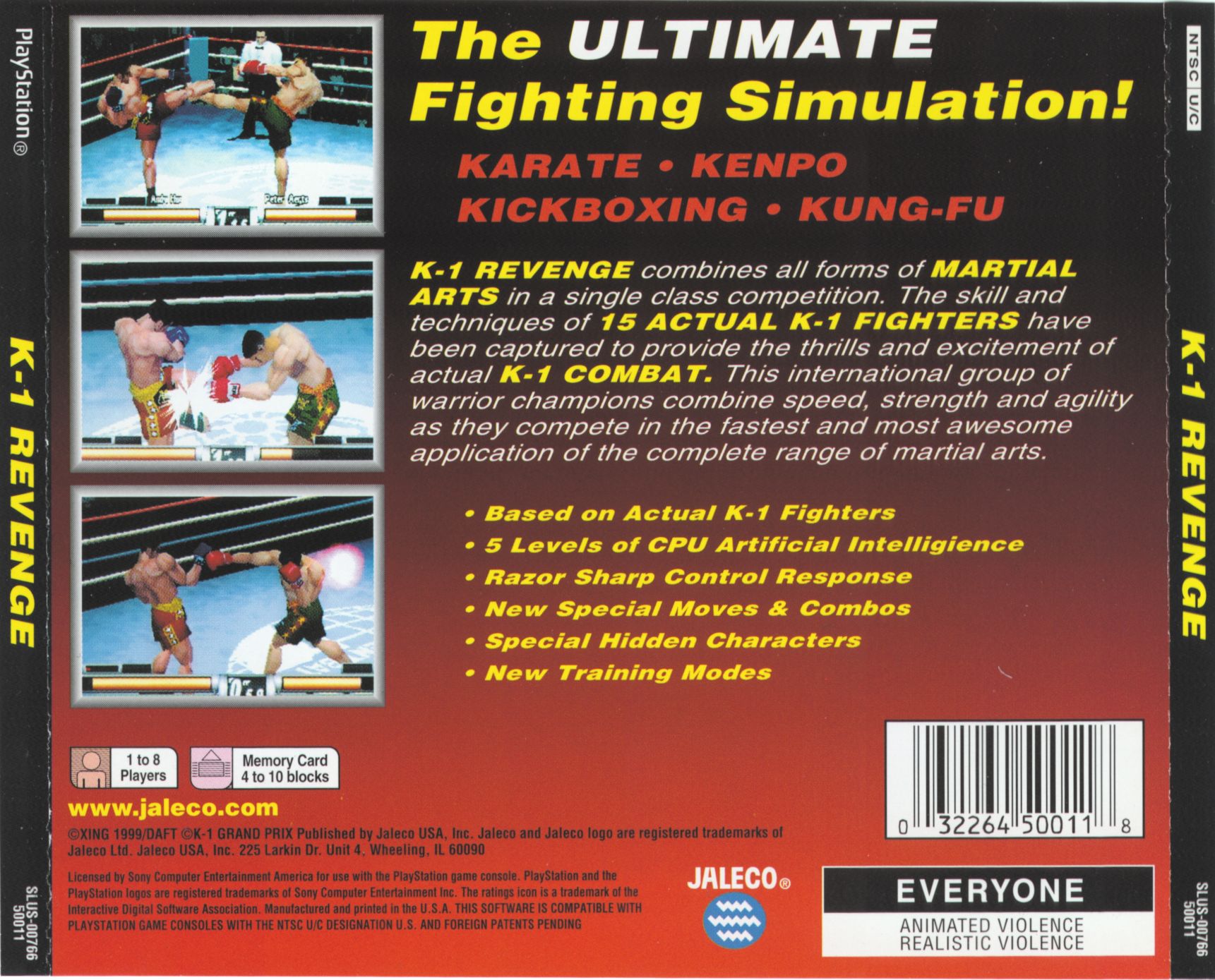 K-1 Revenge PSX cover