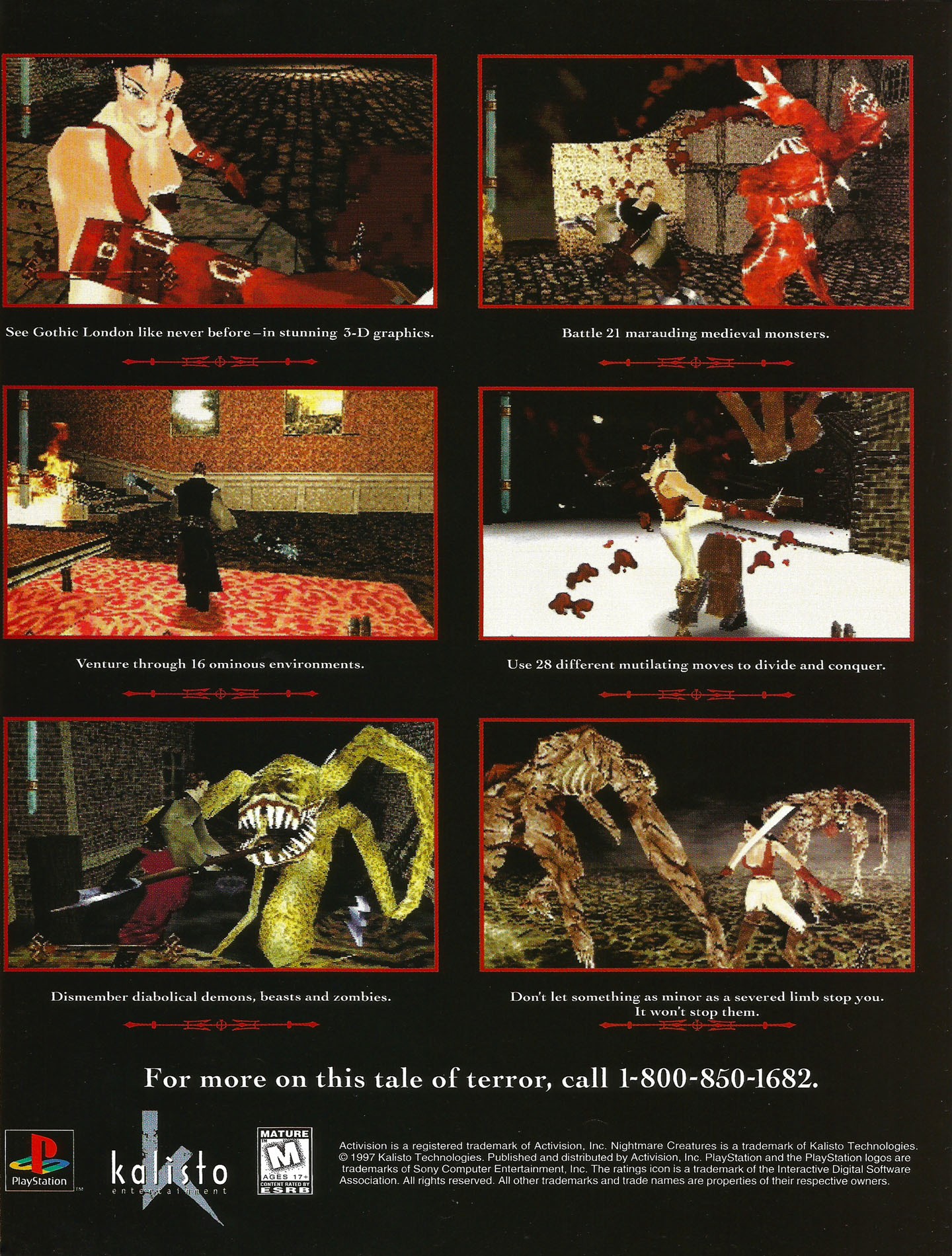 Nightmare Creatures PSX cover