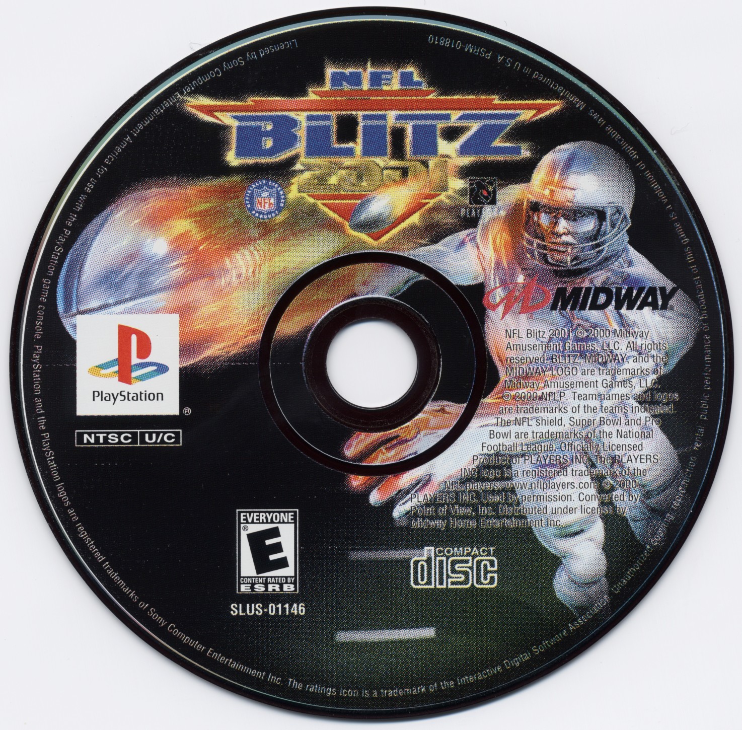 NFL Blitz 2001 PSX cover