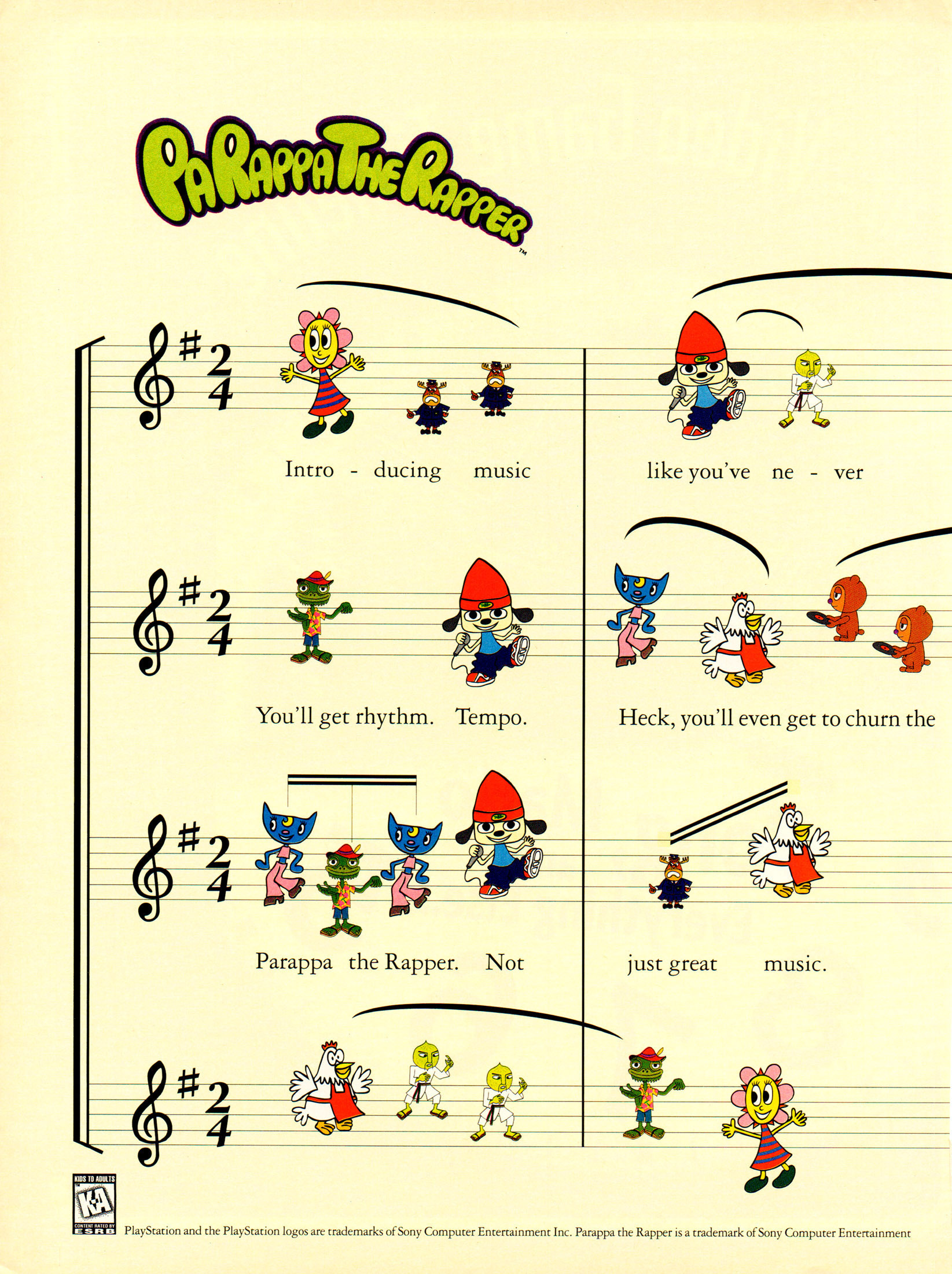 Parappa the Rapper PSX cover