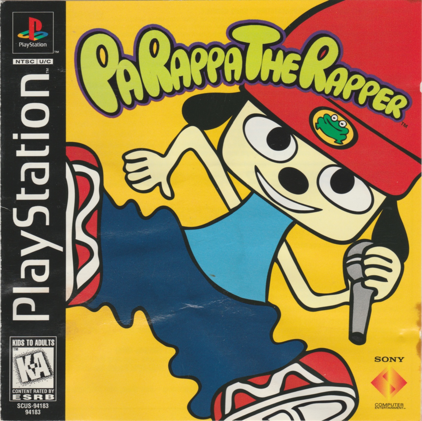 Parappa the Rapper PSX cover
