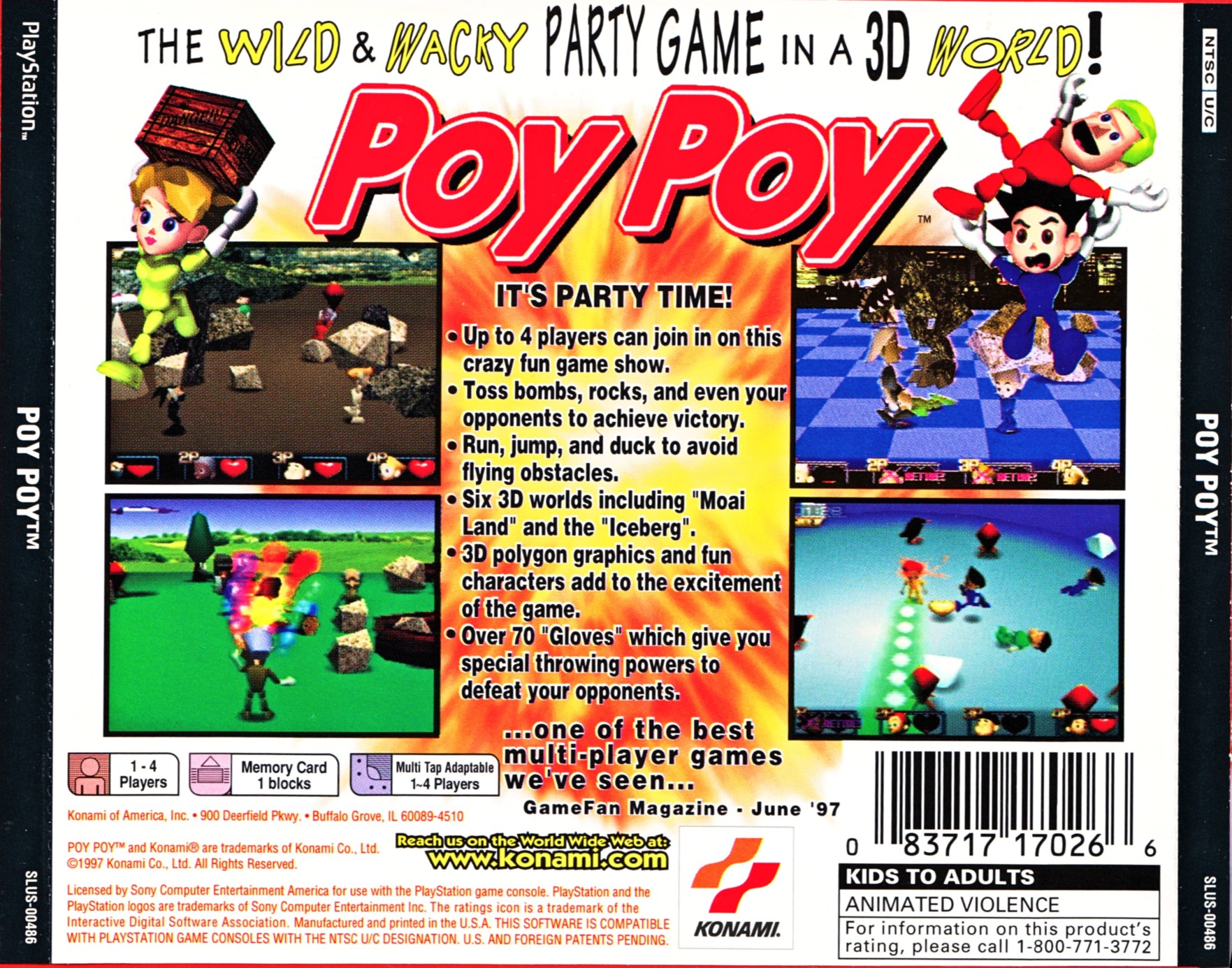Poy Poy PSX cover