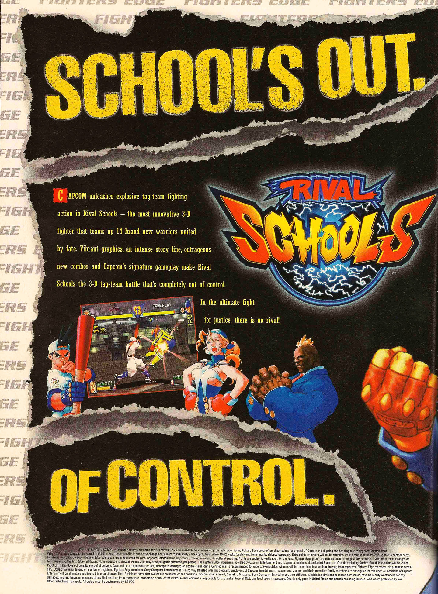 Rival Schools PSX cover