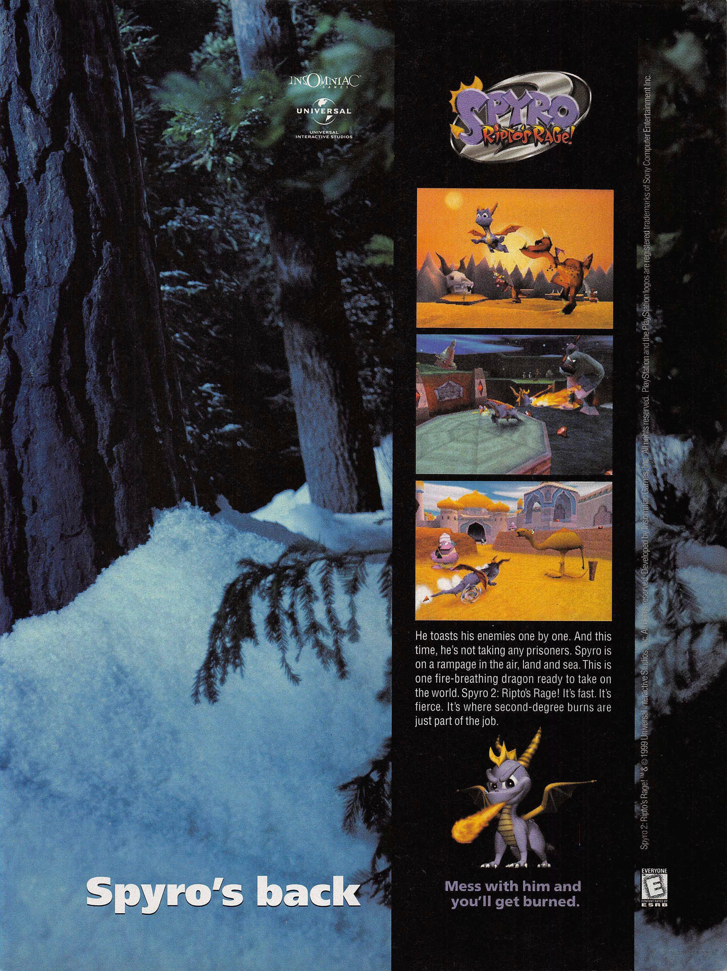 Spyro 2 - Ripto's Rage PSX cover