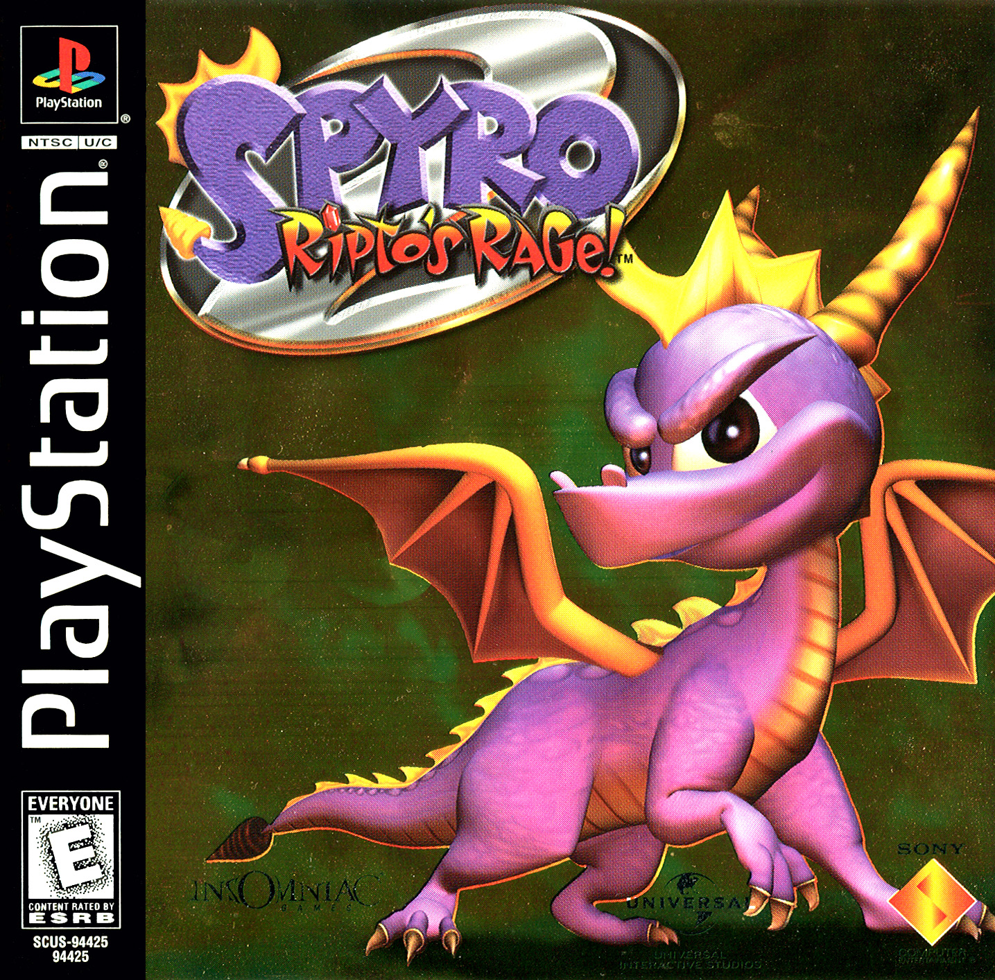 Spyro 2 - Ripto's Rage PSX cover