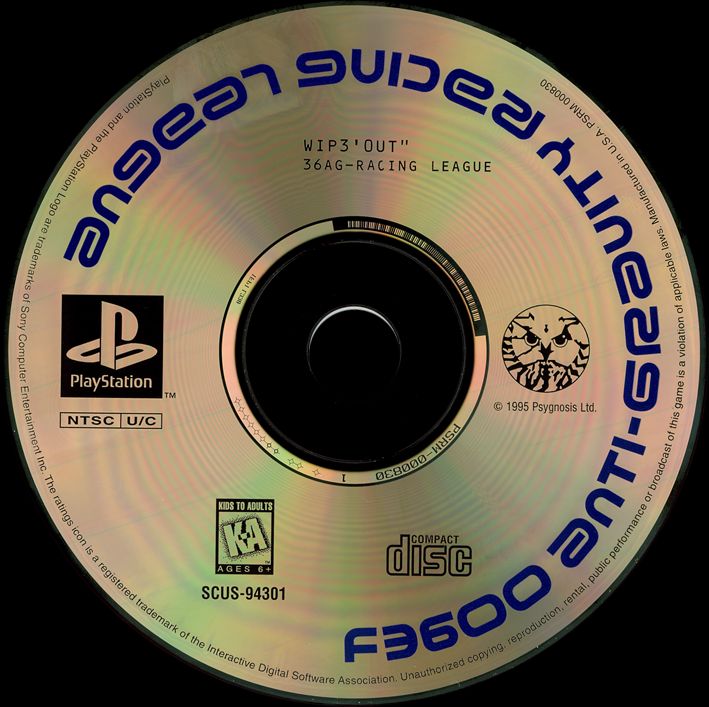 Wipeout PSX cover