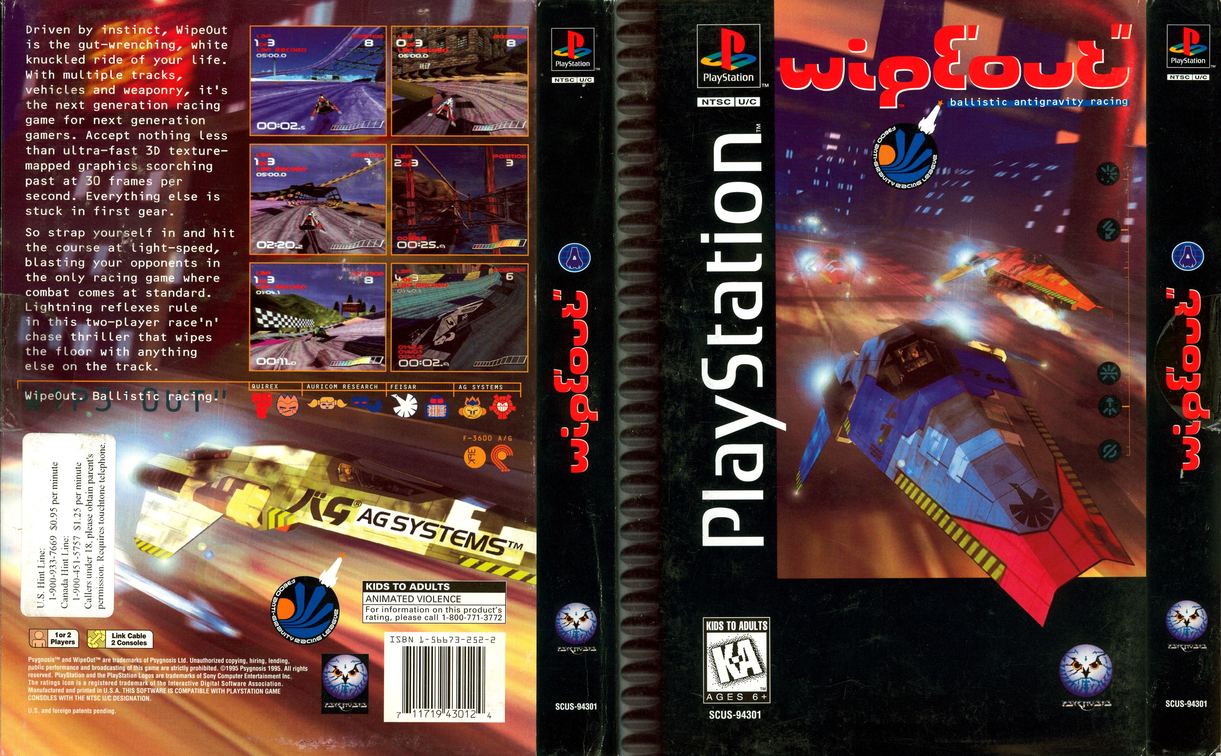 Wipeout PSX cover