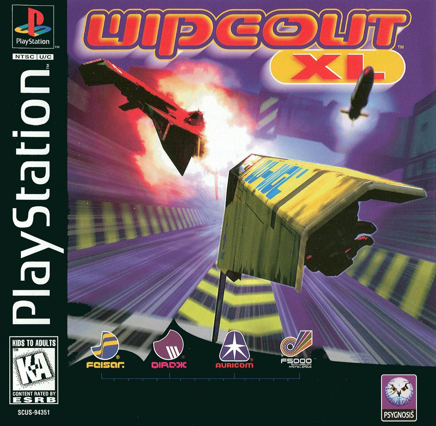 Wipeout XL PSX cover