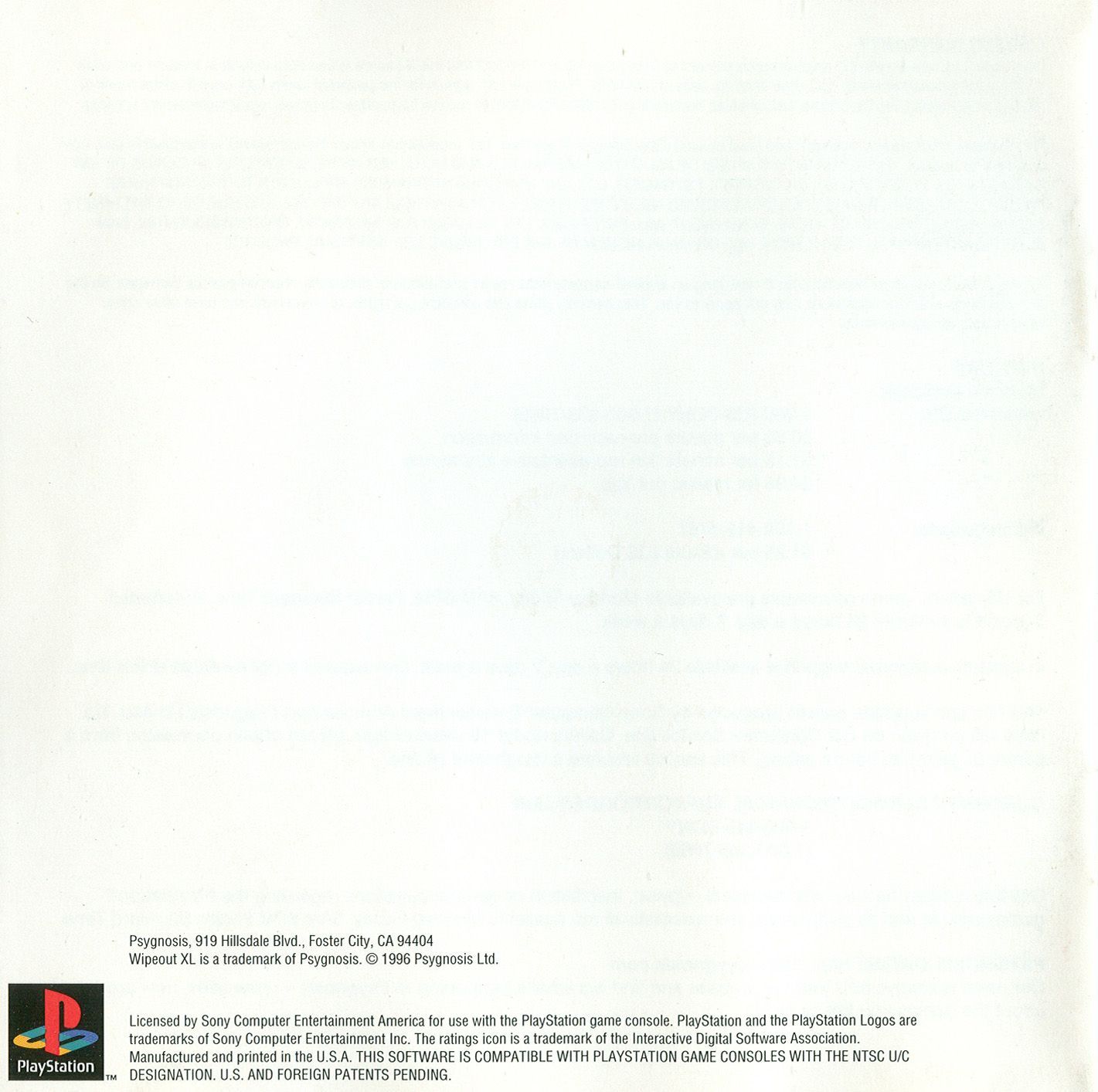 Wipeout XL PSX cover