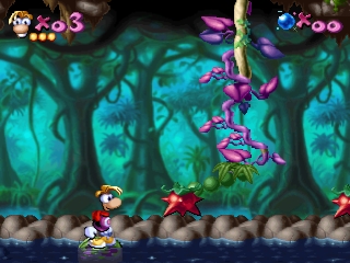 Jeu Rayman PlayStation 1 - Version PAL SLES 00049 - Bon état Avec Notice