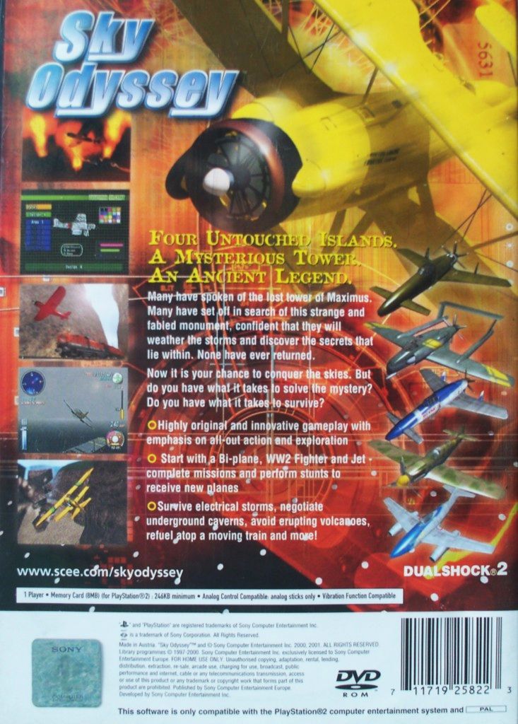 Sky Odyssey PSX cover