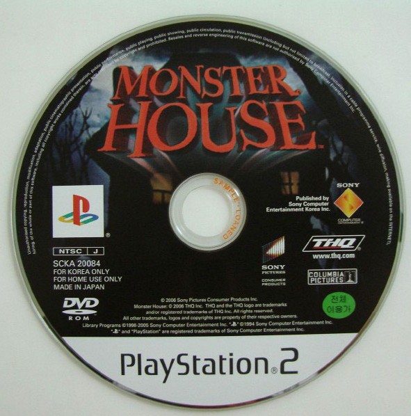 Monster House PSX cover