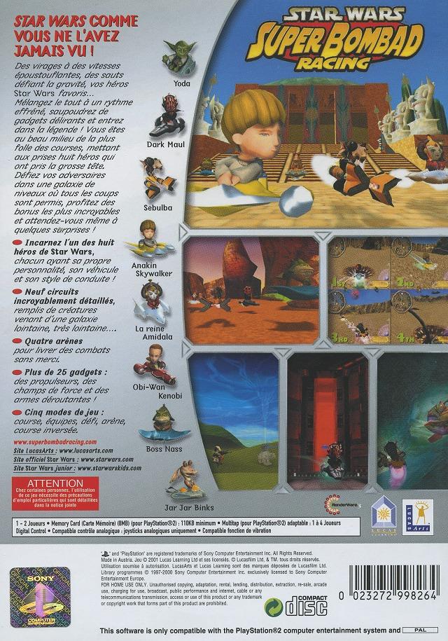Star Wars - Super Bombad Racing PS2 cover