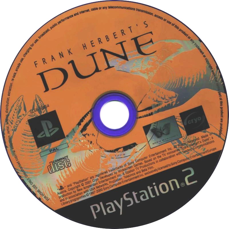 Frank Herbert's Dune PSX cover