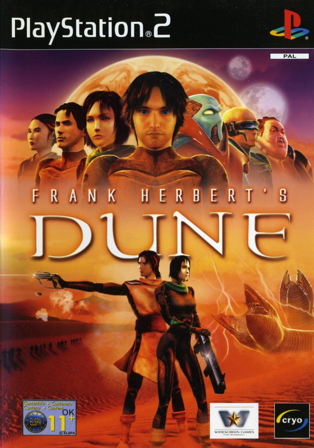 Frank Herbert's Dune PSX cover
