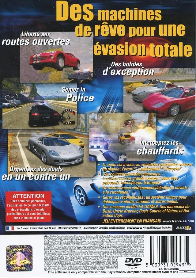 Need for Speed - Hot Pursuit 2 PSX cover